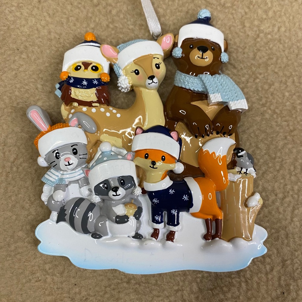 Polar X Ornaments‎ Winter Woodland Friends Christmas Tree Ornament Cute Animals